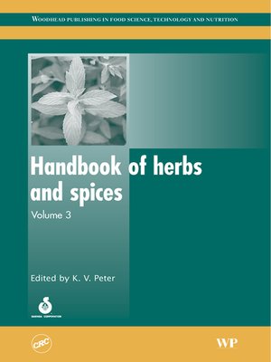 cover image of Handbook of Herbs and Spices, Volume 3